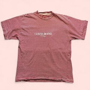 Red and white striped vintage